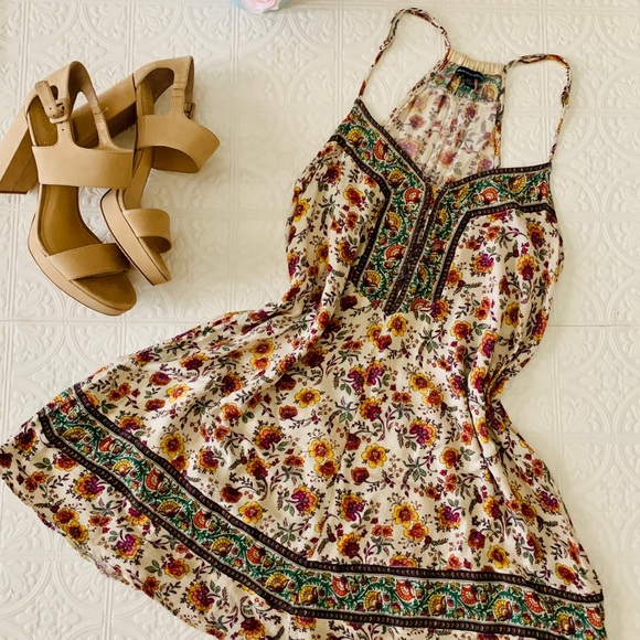 American Eagle Boho Tribal Print Dress - Picture 1 of 5